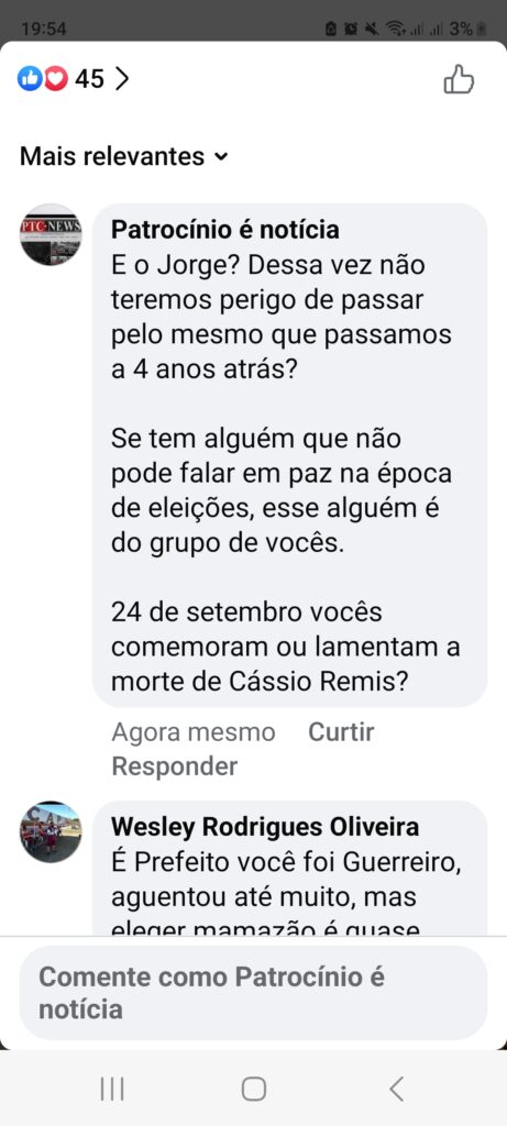 Fizemos a pergunta e fomos bloqueados e a pergunta excluída. É esse o tipo de transparência? É assim a nova mudança? 