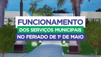 Confira o funcionamento dos serviços públicos municipais