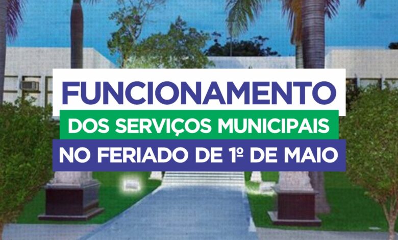 Confira o funcionamento dos serviços públicos municipais